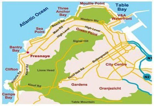 térkép bantry bay-Fokváros