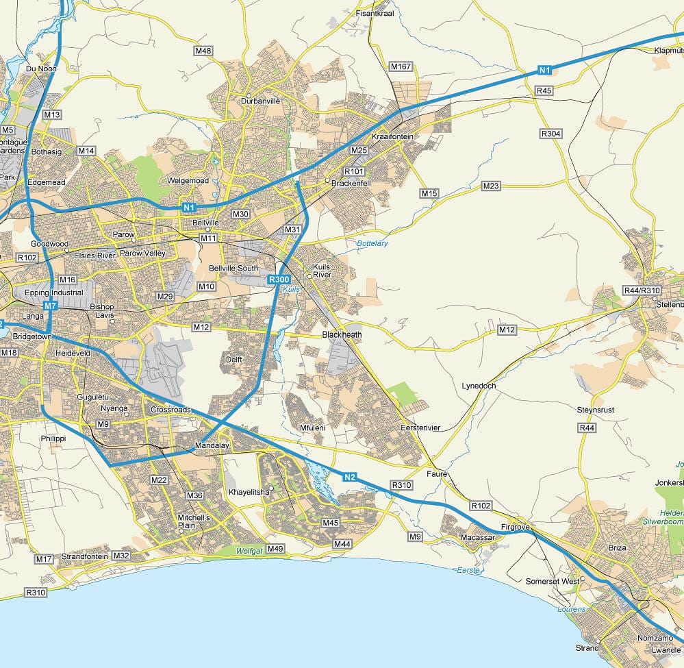 térkép blackheath Fokváros