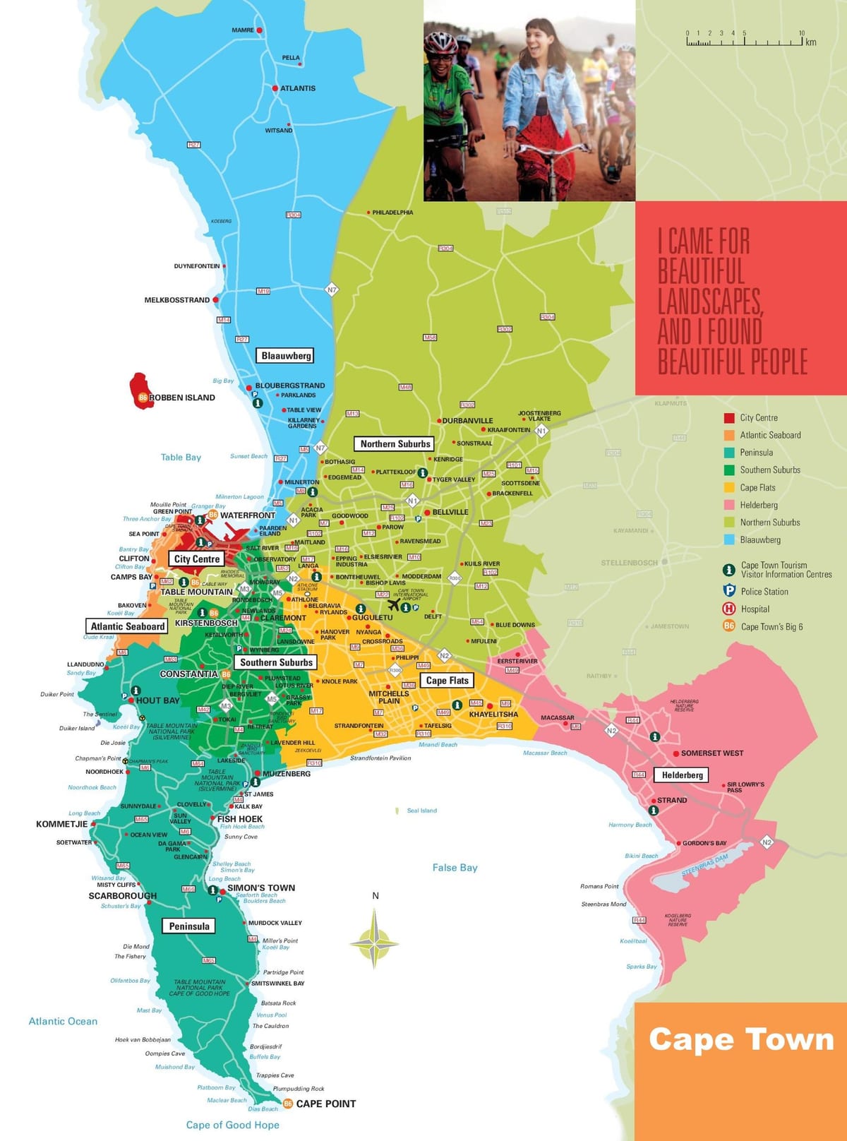 térkép Cape Town-kertváros