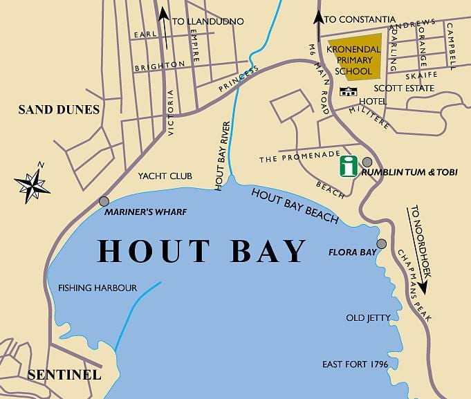 térkép hout bay térkép Fokváros