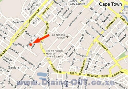 térkép kloof street-Fokváros