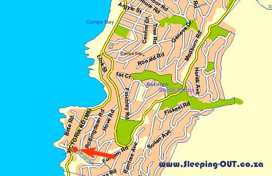 térkép ocean view-Fokváros