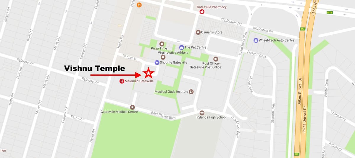 térkép rylands Fokváros