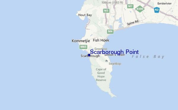 térkép scarborough Fokváros