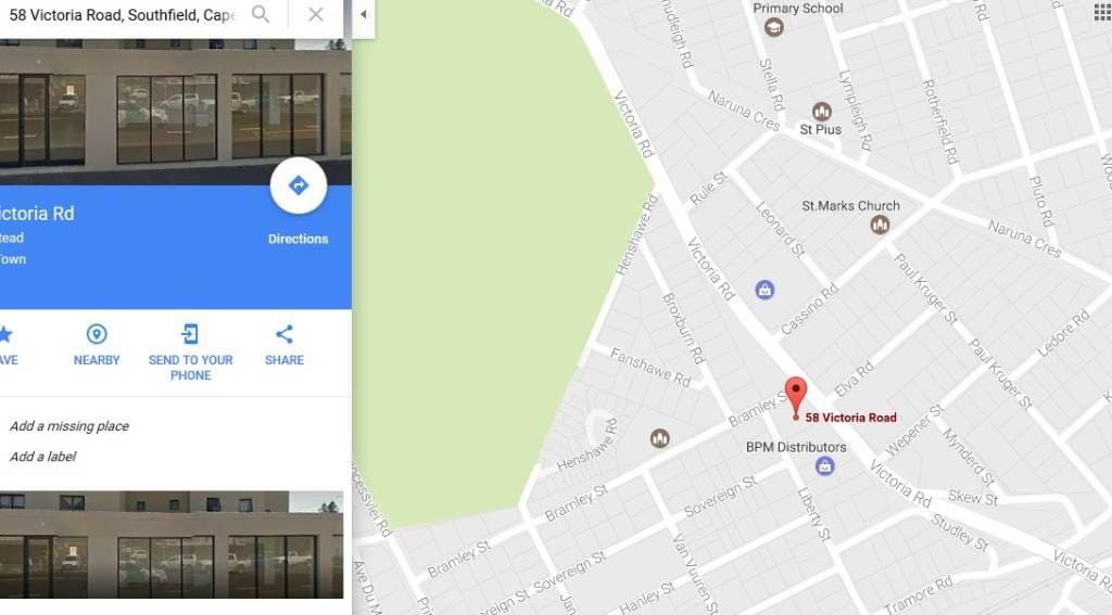 térkép southfield Fokváros