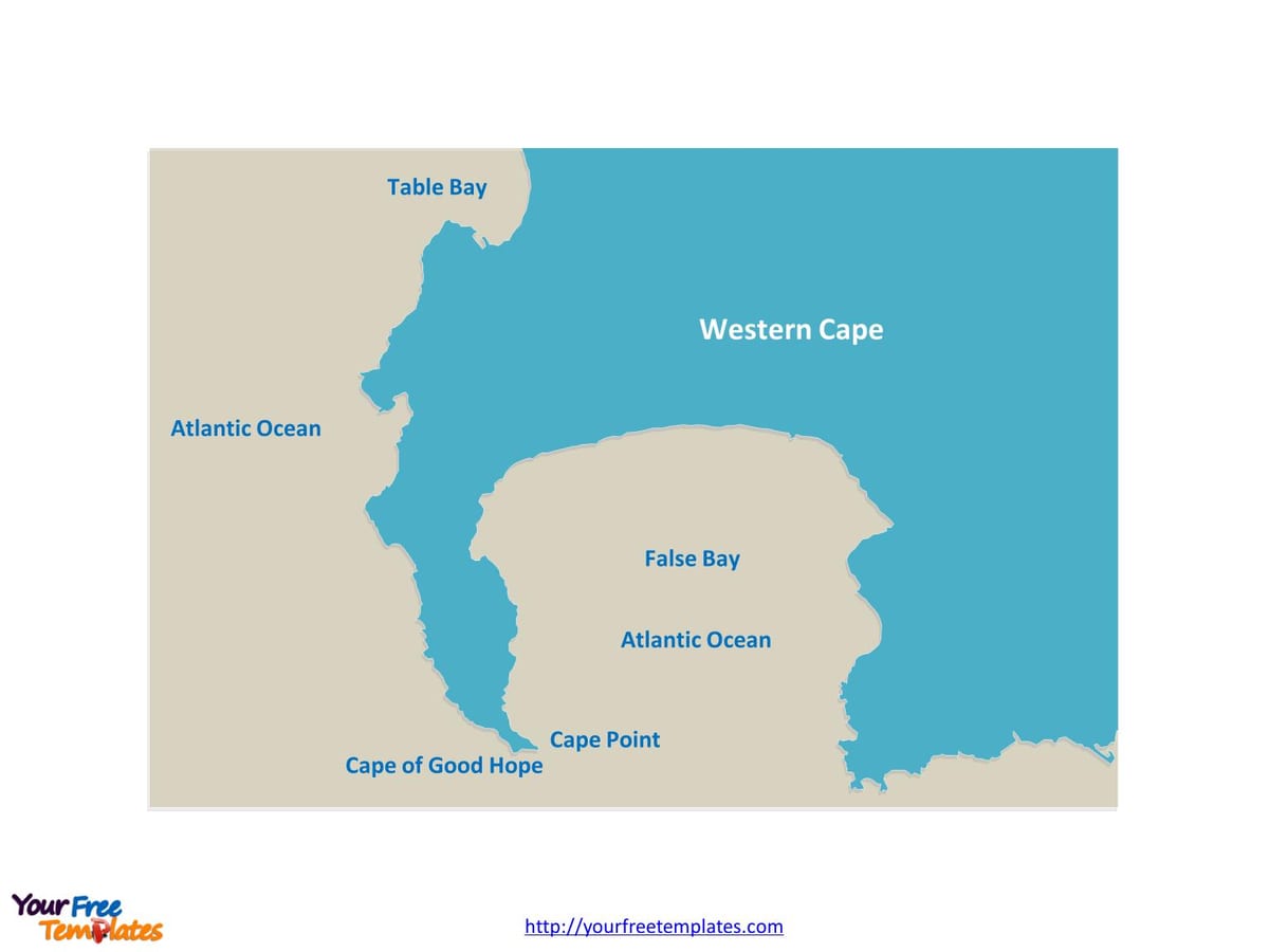 térkép táblázat bay, Dél-Afrika