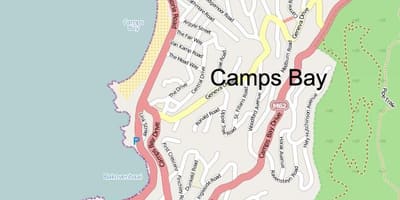 Térkép camps bay Fokváros