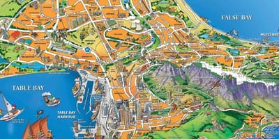 Turista térkép Fokváros