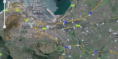Térkép Cape Town műholdas
