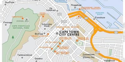 Térkép century city-Fokváros