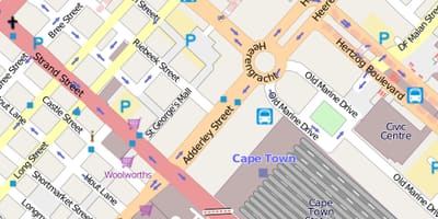 Térkép heerengracht utca Fokváros