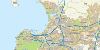 Milnerton Fokváros térkép