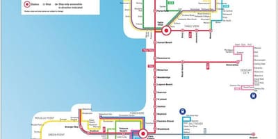 Myciti busz útvonal térkép