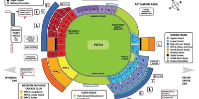Térkép newlands cricket ground