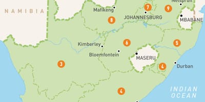 Cape Town sa térkép