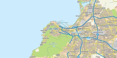 Térkép capetown