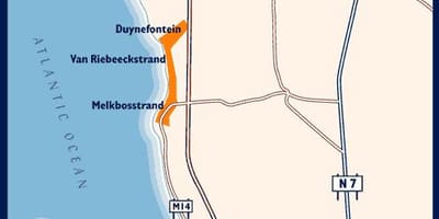 Térkép west beach-Fokváros