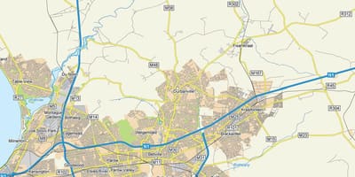 Térkép uitzicht durbanville