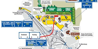 Térkép, vagy tambo parkoló